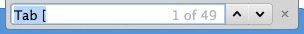 Tab search