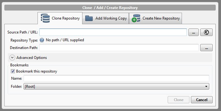 SourceTree Clone Repository