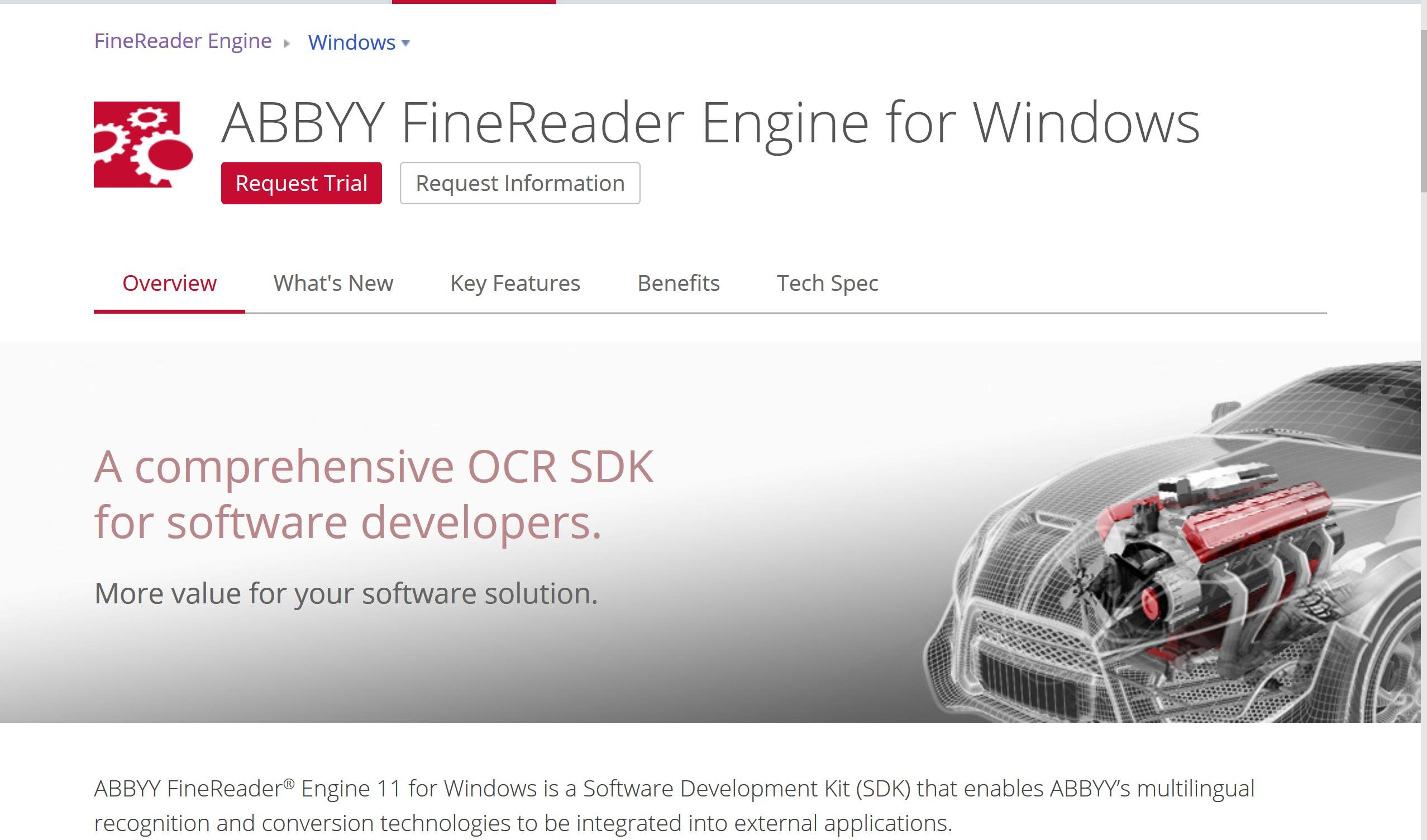 ABBYY FineReader Engine for Windows